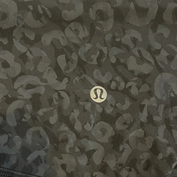 Lululemon Align Black Leopard Print Leggings - Picture 3 of 4